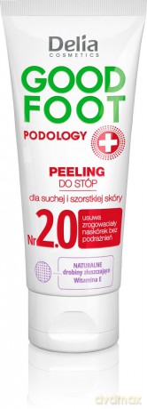 Delia Cosmetics Good Foot Podology Nr 2.0 Peeling do stóp dla skóry suchej i szorstkiej 60 ml