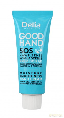 Delia Cosmetics Good Hand S.O.S Krem do rąk Nawilżenie i Wygładzenie 75 ml