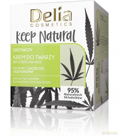 Delia Cosmetics Keep Natural Odżywczy Krem do twarzy na dzień i noc 50 ml