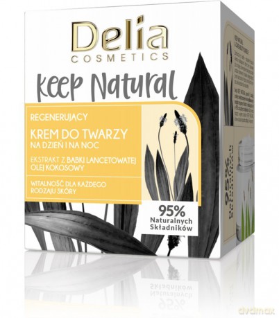 Delia Cosmetics Keep Natural Regenerujący Krem do twarzy na dzień i noc 50 ml