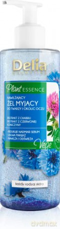 Delia Cosmetics Plant Essence Nawilżający Żel myjący twarzy i oczu 200 ml