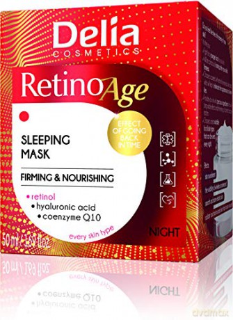 Delia Cosmetics RetinoAge Maska ujędrniająco-odżywcza na noc 50 ml