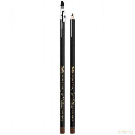 Delia Cosmetics Shape Master Kredka do oczu So Intense z temperówką - brązowa 1szt
