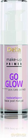 Delia Cosmetics Skin Care Defined Baza pod makijaż Go Glow rozświetlająca 30 ml