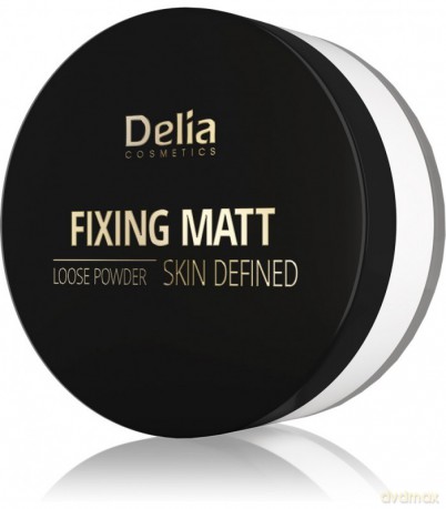 Delia Cosmetics Skin Defined Puder sypki Fixing Matt nr 41 White 20g
