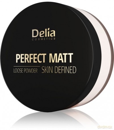 Delia Cosmetics Skin Defined Puder sypki Perfect Matt nr 42 Transparent 20g