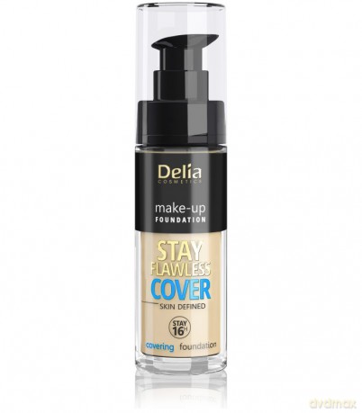 Delia Cosmetics Stay Flawless Cover Podkład kryjący 16H nr 502 Natural 30 ml