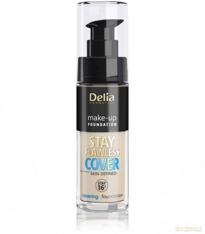 Delia Cosmetics Stay Flawless Cover Podkład kryjący 16H nr 504 Sand 30 ml