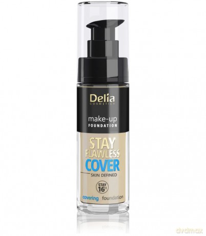 Delia Cosmetics Stay Flawless Cover Podkład kryjący 16H nr 506 Coffe 30 ml