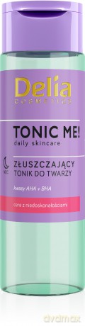 Delia Cosmetics Tonic Me! Tonik do twarzy złuszczający - cera z niedoskonałościami 200 ml