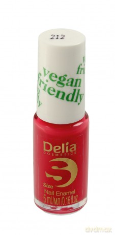 Delia Cosmetics Vegan Friendly Emalia do paznokci Size S nr 212 Coraline 5 ml