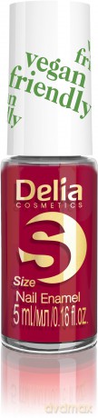 Delia Cosmetics Vegan Friendly Emalia do paznokci Size S nr 213 Red Velvet 5 ml
