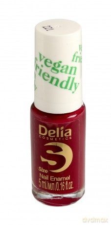 Delia Cosmetics Vegan Friendly Emalia do paznokci Size S nr 221 Sweet Plum 5 ml