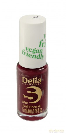 Delia Cosmetics Vegan Friendly Emalia do paznokci Size S nr 223 Secret Kiss 5 ml