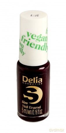 Delia Cosmetics Vegan Friendly Emalia do paznokci Size S nr 225 Black Berry 5 ml