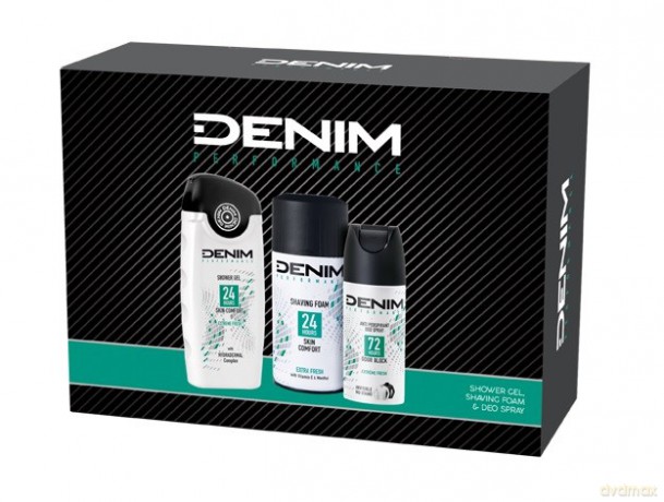 Denim Zestaw prezentowy Skin Comfort (pianka do golenia Extra Fresh +deo spray 150 ml+żel pod prysznic 250 ml)