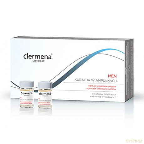Dermena Hair Care Men Kuracja w ampułkach hamująca wypadanie włosów 15 x 5 ml
