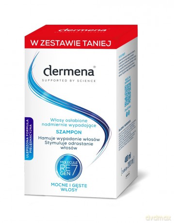 DERMENA HAIR CARE Szampon d/wł ham.wypad duo