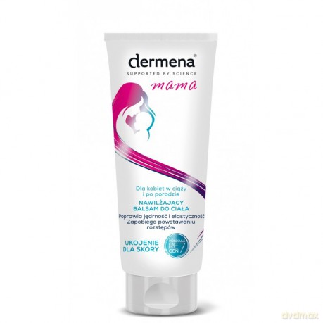 Dermena Mama Nawilżający Balsam do ciała dla kobiet w ciąży i po porodzie 200 ml