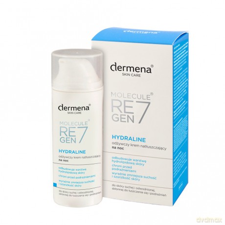 Dermena Skin Care Hydraline Odżywczy Krem natłuszczający na noc 50 ml