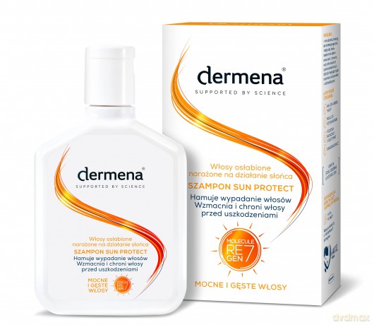 Dermena Sun Protect Szampon do włosów osłabionych narażonych na działanie słońca 200 ml