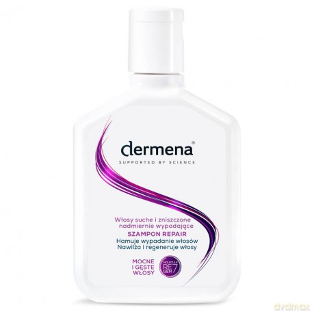 Dermena Supported By Science Szampon Repair do włosów suchych,zniszczonych i wypadających 200m