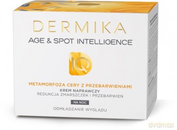 Dermika Age&Spot Intelligence Krem naprawczy na noc dla cery z przebarwieniami 50 ml