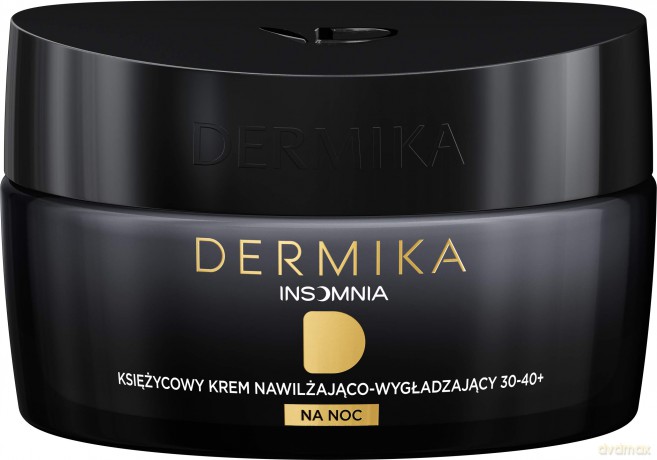 Dermika Insomnia 30-40+ Księżycowy Krem nawilżająco - wygładzający na noc 50 ml