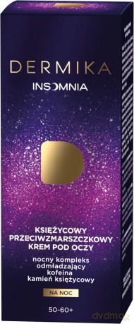 Dermika Insomnia 50-60+ Księżycowy Przeciwzmarszczkowy Krem pod oczy 15 ml