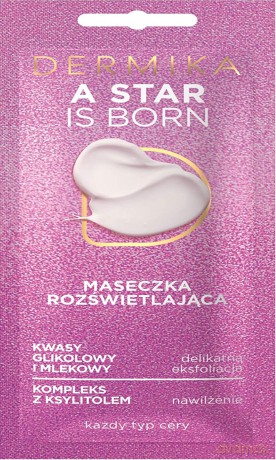 Dermika Maseczki Piękności Maseczka rozświetlająca A Star Is Born 10 ml