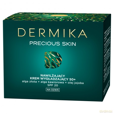 Dermika Precious Skin Nawilżający Krem wygładzający na dzień 50+ 50 ml