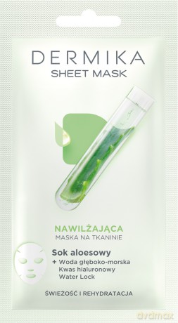 Dermika Sheet Mask maska na tkaninie nawilżająca 17g