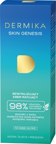 Dermika Skin Genesis Rewitalizujący Krem matujący na dzień i noc - cera tłusta i mieszana 50 ml