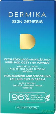 Dermika Skin Genesis Wygładzająco Nawilżający Krem pod oczy i na powieki 15 ml