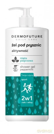 Dermofuture Daily Care Żel pod prysznic Aktywność 2w1 - Mięta pieprzowa 500 ml