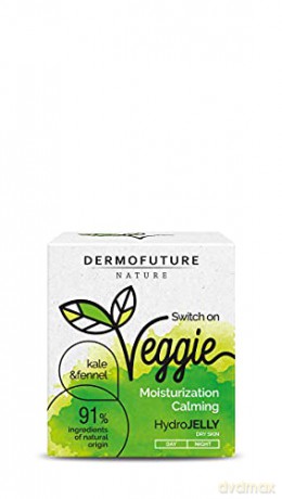 Dermofuture Nature Veggie Hydrożel do twarzy Jarmuż&Fenkuł na dzień i noc - cera sucha 50 ml