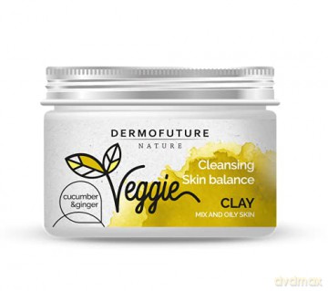 Dermofuture Nature Veggie Pasta oczyszczająca do twarzy Ogórek&Imbir - cera mieszana i tłusta 150 ml
