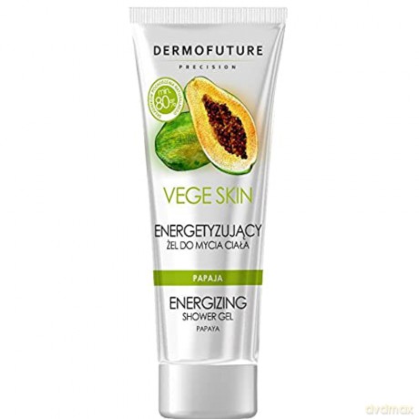 Dermofuture Precision Vege Skin Żel do mycia ciała energetyzujący Papaja 200 ml