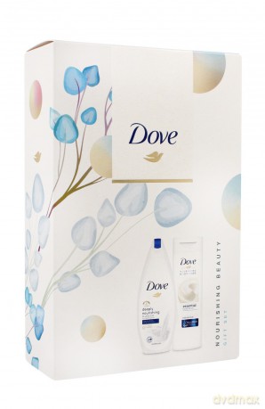 Dove Nourishing Beauty Zestaw prezentowy (żel p/prysznic Deeply 250 ml+balsam do ciała Essential 250 ml )