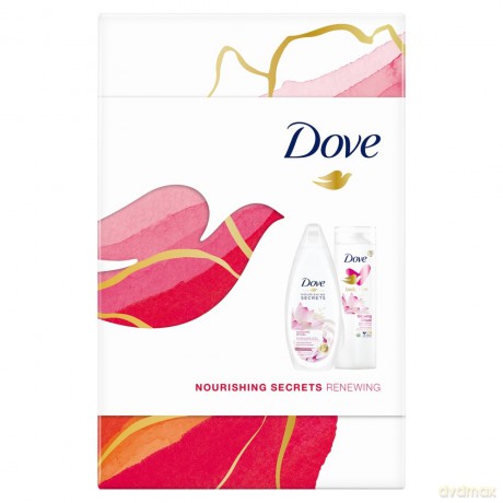 Dove Zestaw prezentowy Nourishing Secrets Glowing Ritual (żel pod prysznic 250 ml+balsam do ciała 250 ml)
