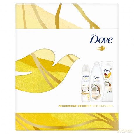 Dove Zestaw prezentowy Nourishing Secrets Replenishing (deo spr.150 ml + żel p/pr. 250 ml+balsam d/ciała 250 ml)