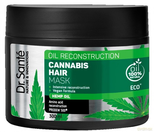 Dr.Sante Cannabis Hair Rewitalizująca Maska do włosów 300 ml
