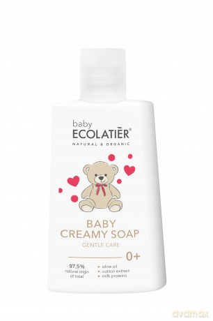 ECOLATIER BABY Kremowe mydło dla niemowląt Delikatna pielęgnacja 0+ 250 ml