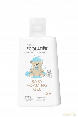 ECOLATIER BABY Pieniący się żel dla niemowląt 3+ 250 ml