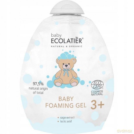 ECOLATIER BABY Pieniący się żel dla niemowląt 3+, 250 ml DOY-PACK