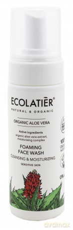 ECOLATIER Organic Aloe Vera Pianka do mycia twarzy - cera wrażliwa 150 ml