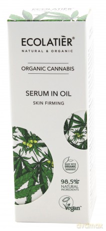 ECOLATIER Organic Cannabis Serum ujędrniające do twarzy - cera wiotka 50 ml