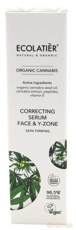 ECOLATIER Organic Cannabis Serum-korektor ujędrniający do twarzy ni szyi - cera wiotka 50 ml