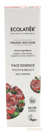 ECOLATIER Organic Wild Rose Esencja do twarzy przeciwstarzeniowa - cera dojrzała 30 ml