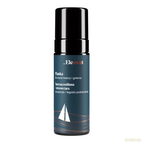 Element Men Pianka do mycia twarzy i golenia Tauryna Roślinna + Drzewo Tara 170 ml